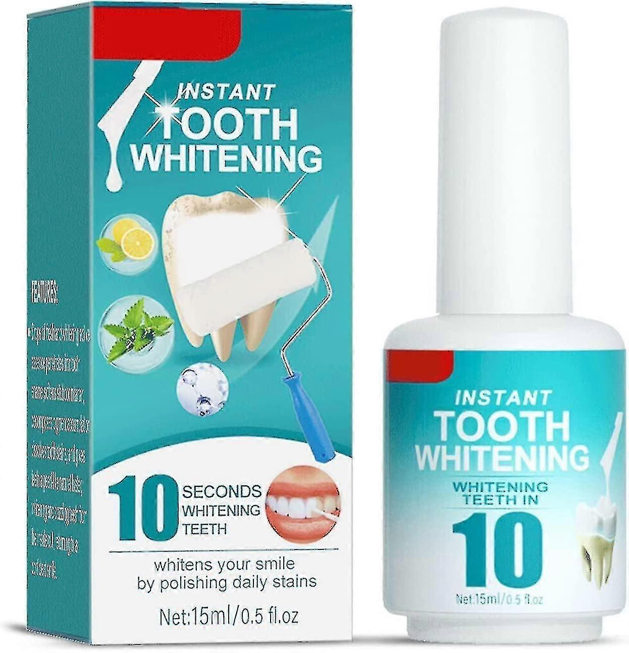 15ml Λεύκανση Δοντιών Χρώμα, Βερνίκι Δοντιών Uptight Λευκό, Στιγμιαίο Λευκαντικό Χρώμα Για Δόντια - shengX