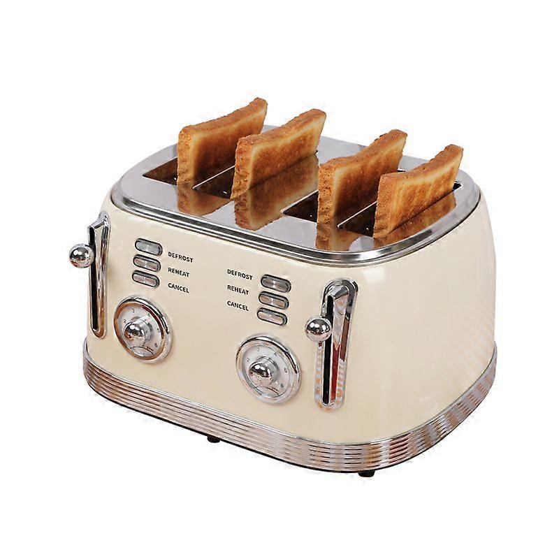 Four piece toaster. With variable browning control