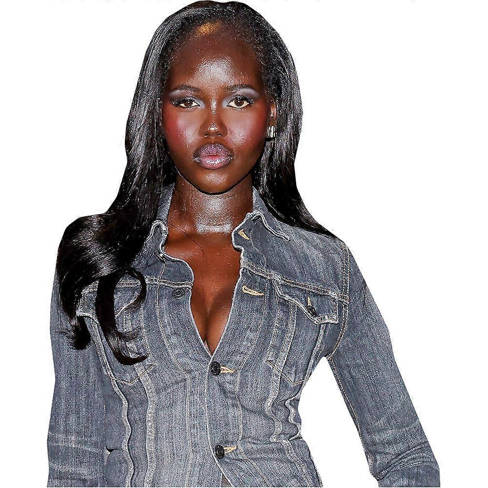 Adut Akech Bior (Denim) Half Body Buddy Cutout