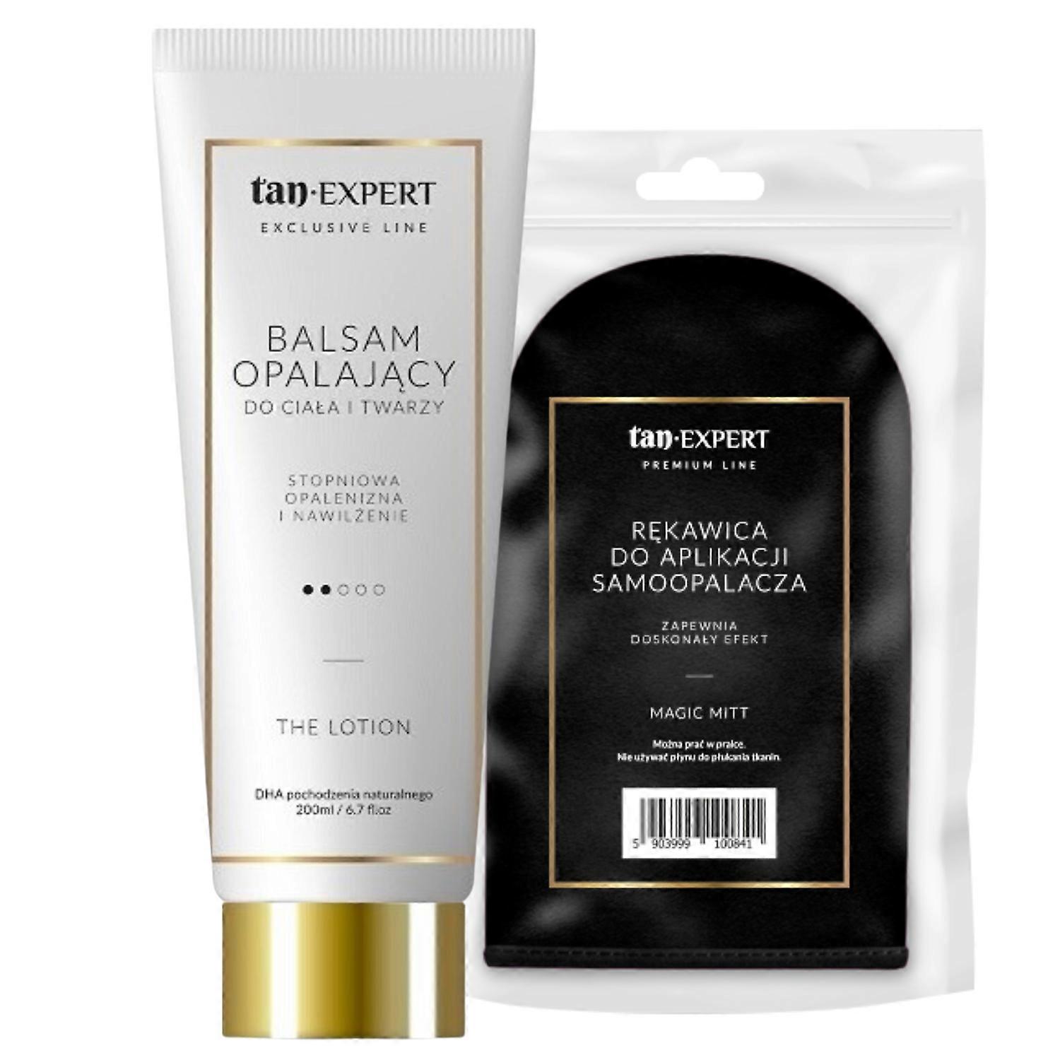 Tanexpert the lotion bronzing balm + glove