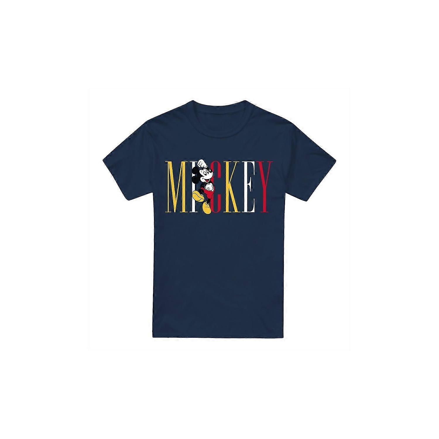 Disney Pánské tričko Mickey Mouse Multicolour Name