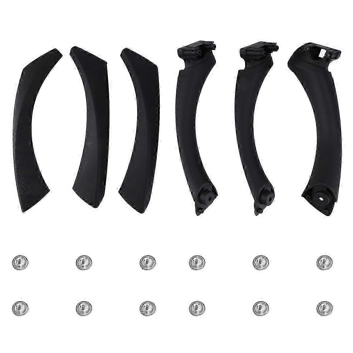 Door Pull Handle Set Replacement for RHD Black