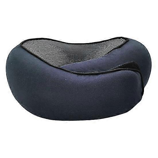 Memory Support U-Shaped Airplane Pillow with Adjustable Fastener Tape Nap Pillow Foam Travel Neck Pillow 360 Degree