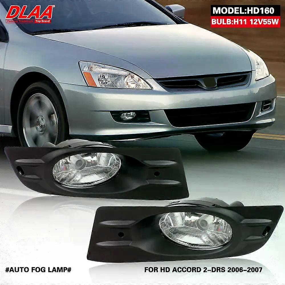 High qualityDLAA For ACCORD 2-Drs 2006-2007 Front Fog Lights Car Styling Spot Light Fog Lamps With Switch - 1 Pair