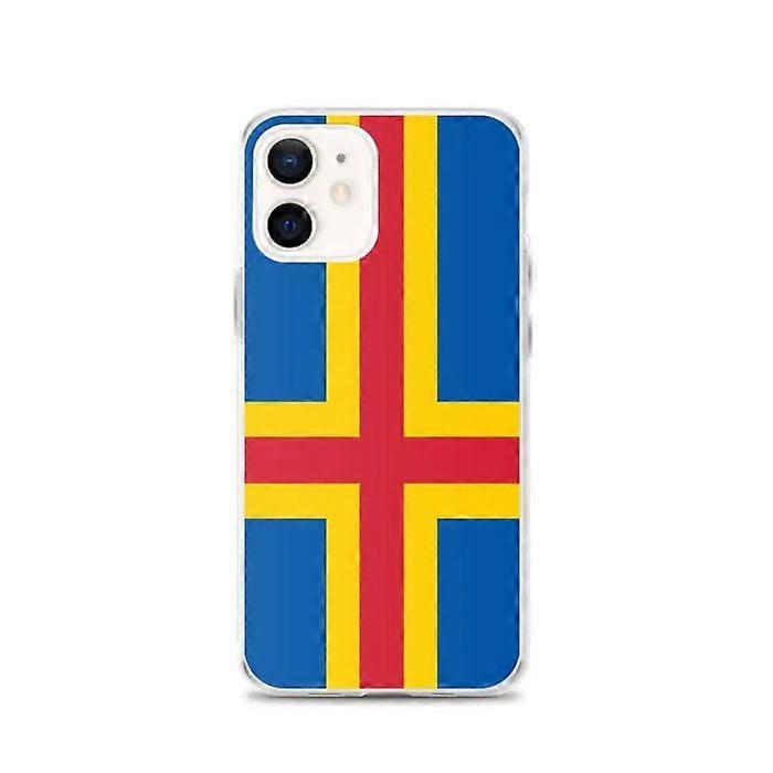 iPhone Case - Åland Flag - iPhone 12 - Soft Silicone - Slim and Lightweight Design - Maximum Protection