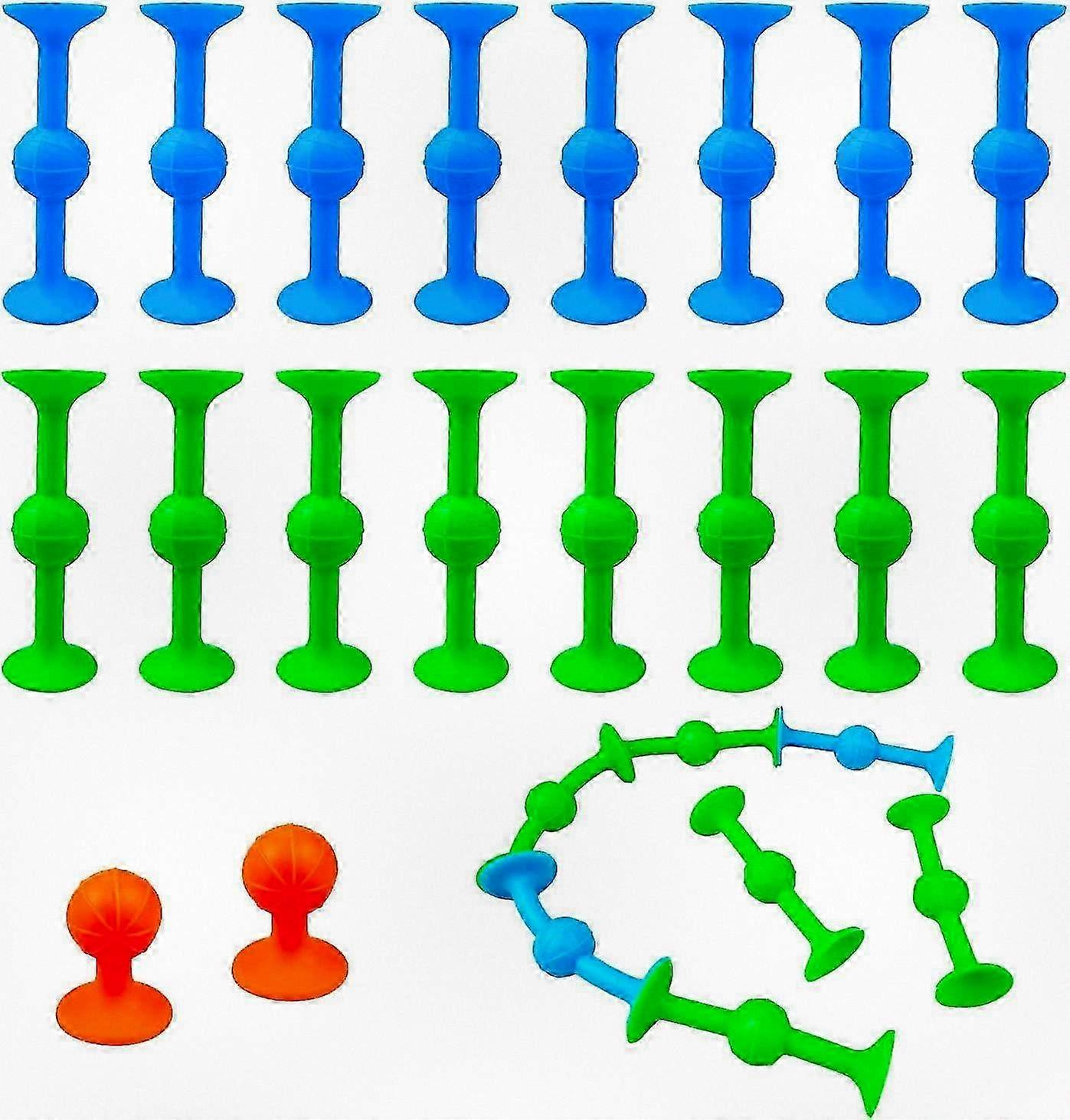 Reusable 18-Piece Suction Cup Dart Set in 3 Colors, Silicone Game for Adults and Children, Perfect for Family Fun