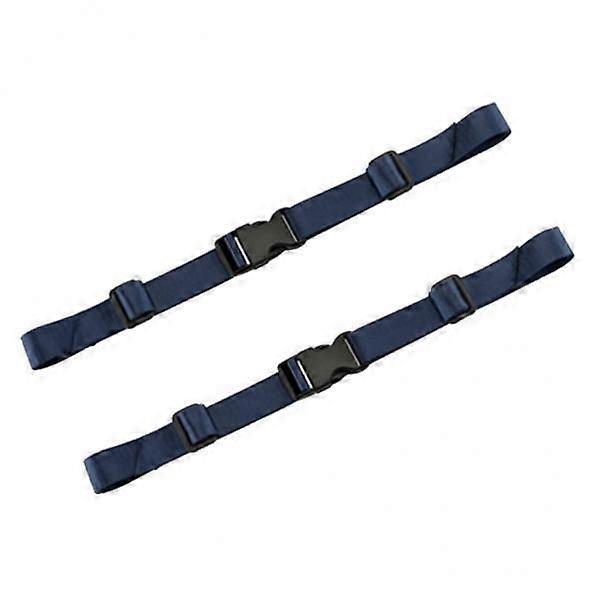 2-4pack Adjustable Backpack Chest Belt Nylon Waist Strap Waist Strap Navy Blue