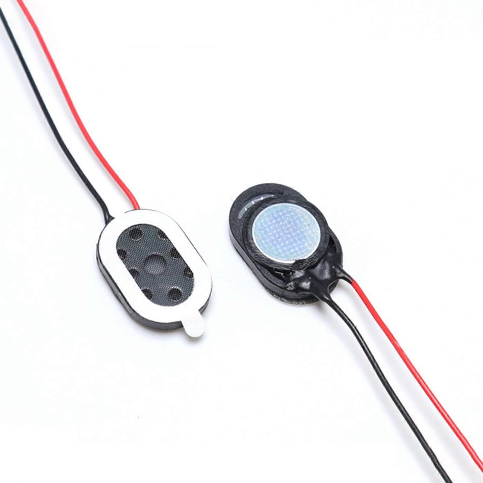 Pack of 2pcs Cell Phone Speaker 1015 Mini Audio 8ohm 1W Loudspeaker with Cable for Notebook Tablet DIY Modification