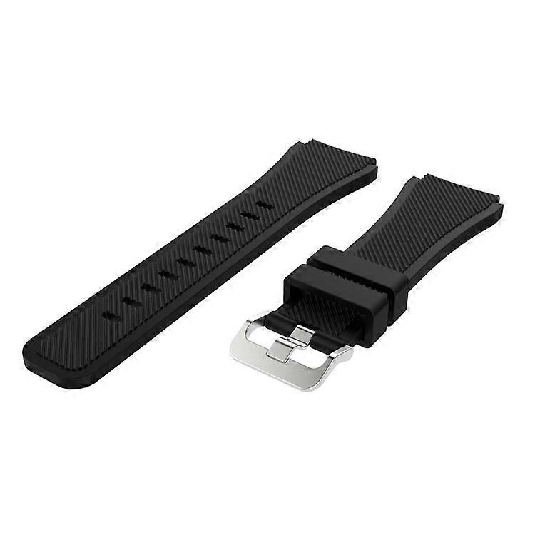 22mm Soft Silicone Sports Watch Strap Wrist Band Replacment Compatible For Samsung Gear S3 Frontier / S3 Classic