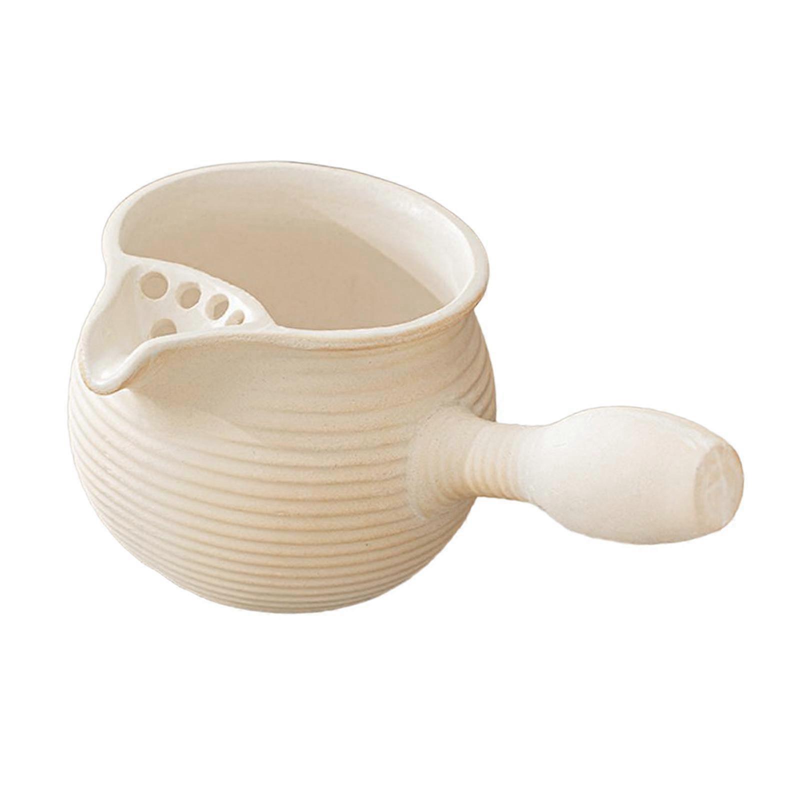 Ceramic Teapot for Boiling Hot Water Boiled Tea Maker Kettle with Side Handle