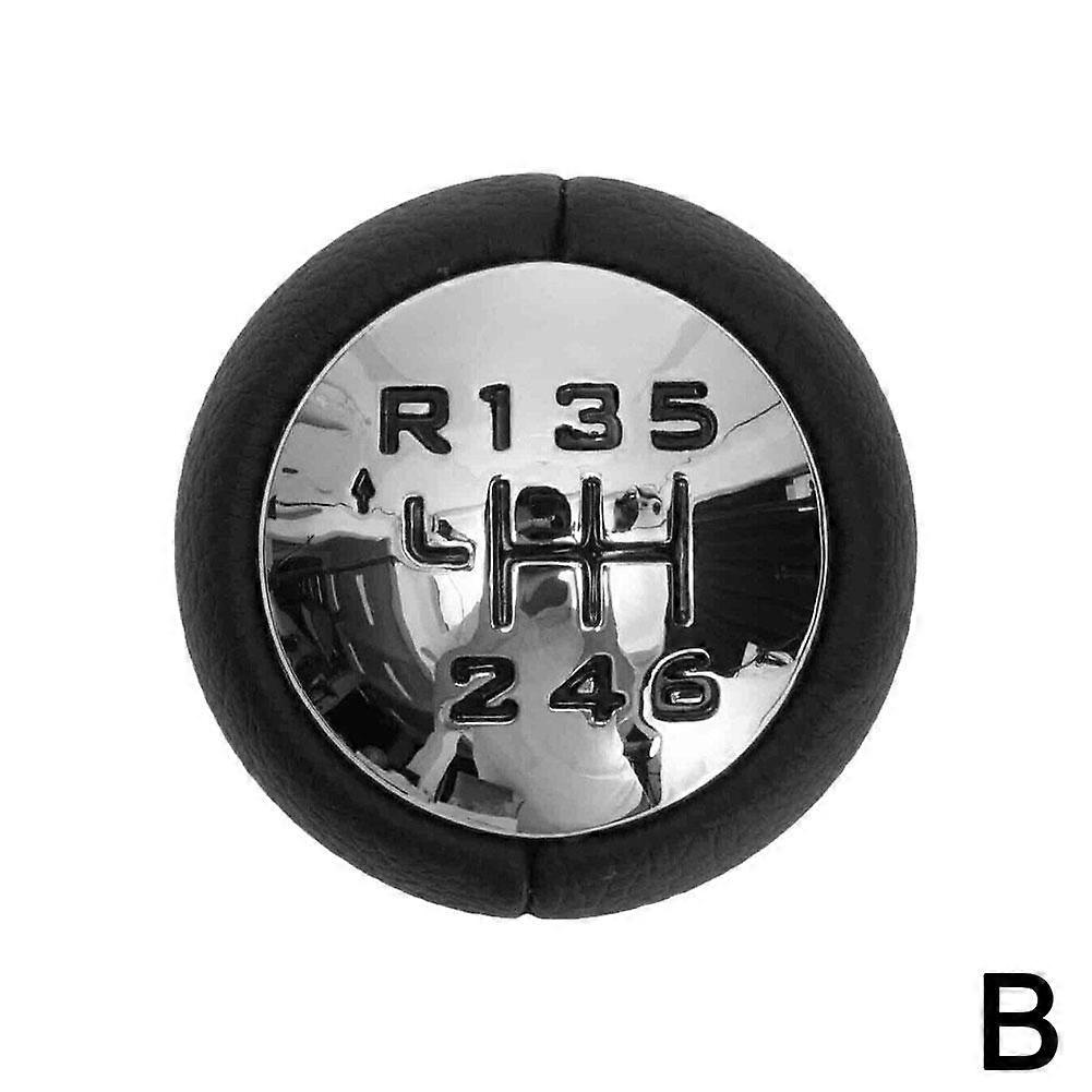 Universal Polished Metal Gear Shift Knob 5 6 Speed R Pattern Easy Install For Peugeot Citroen