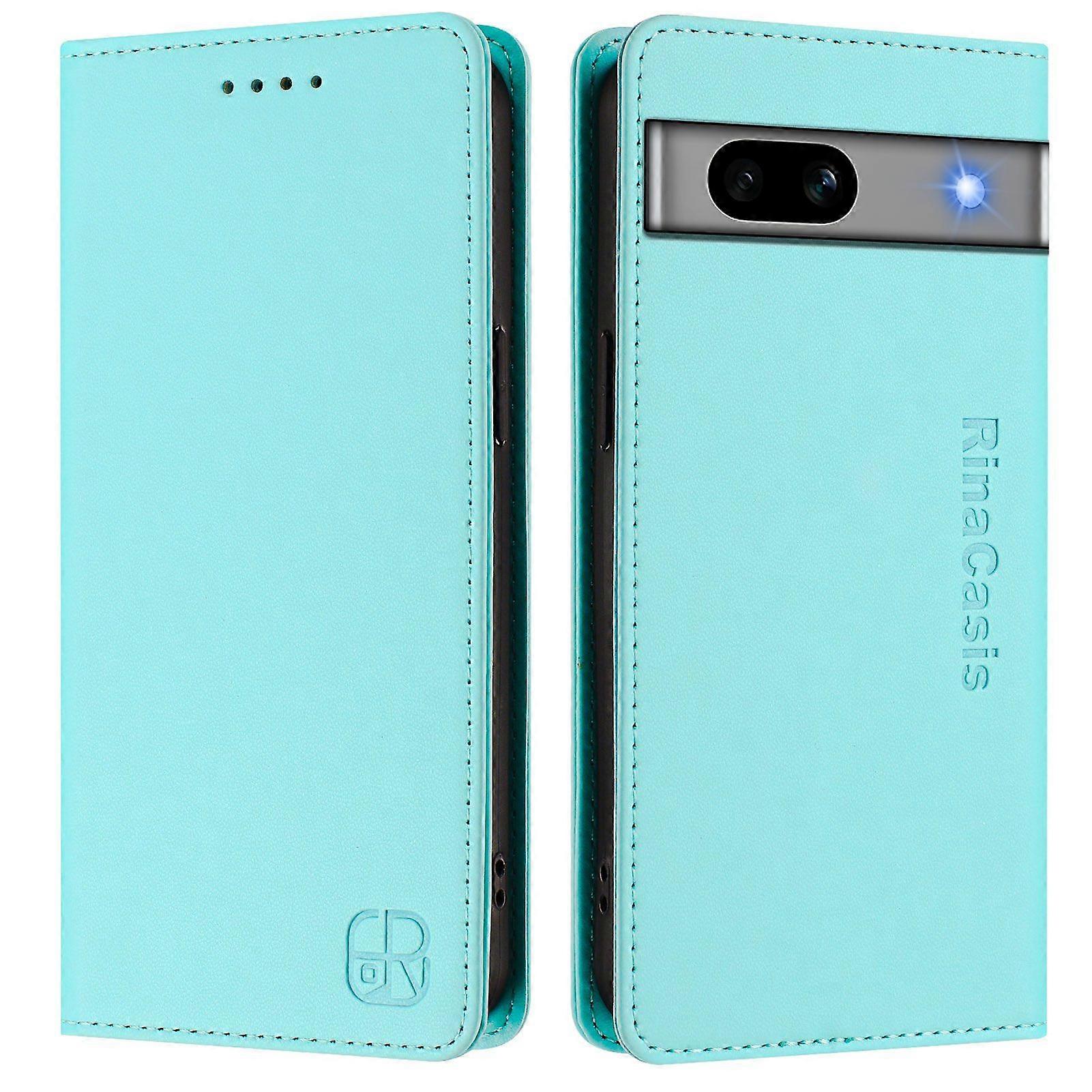 For Google Pixel 7a Leather Case Phone Cover with Wallet Stand