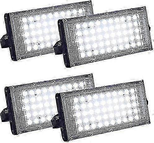 4 Pack 50w Waterproof Led Flood Lights for Outdoor Yard Use