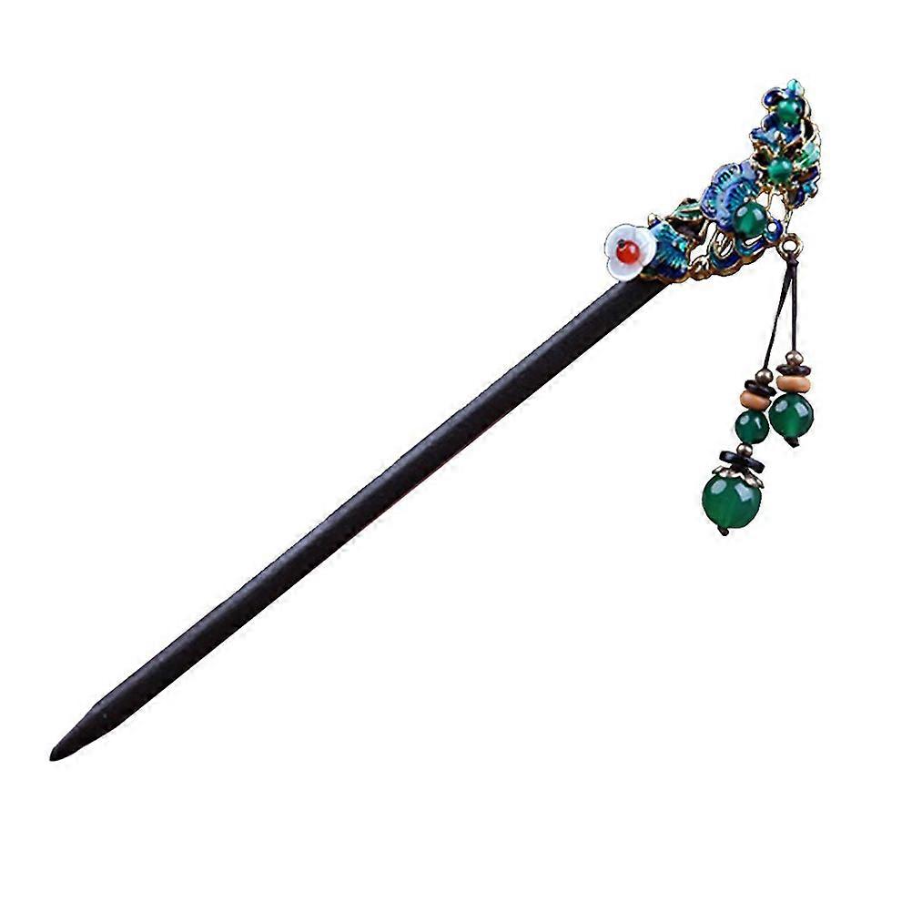 Retro Headdress for Decoration with Synthetic Material Assorted Color Elegant Stylish Hairpin 1pc