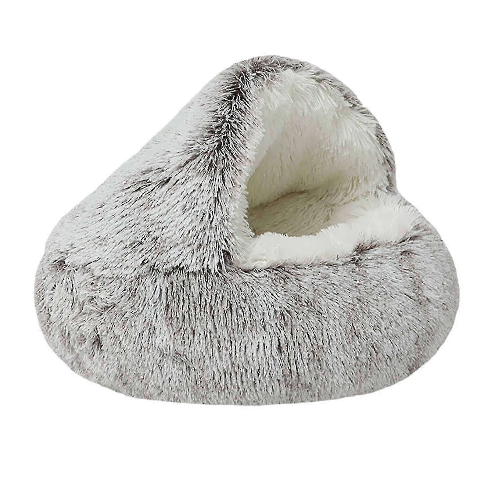 2025 Size 5 Calming Fluffy Plush Dog Bed 