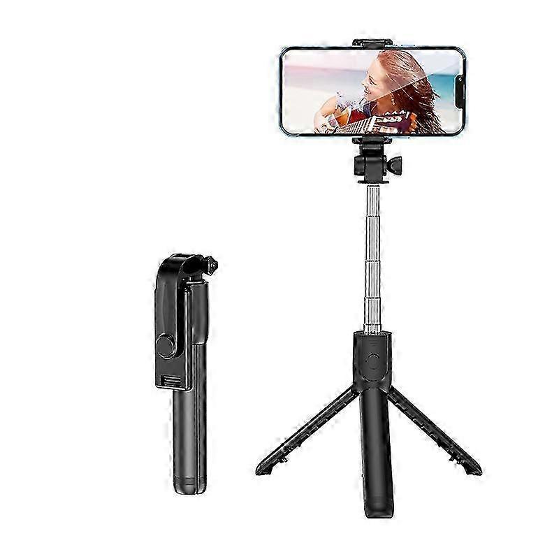 Wireless Selfie Stick, Tripod Stand with Light, Bluetooth, Remote, Extendable, for Smartphones, Tiktok, Live Streaming