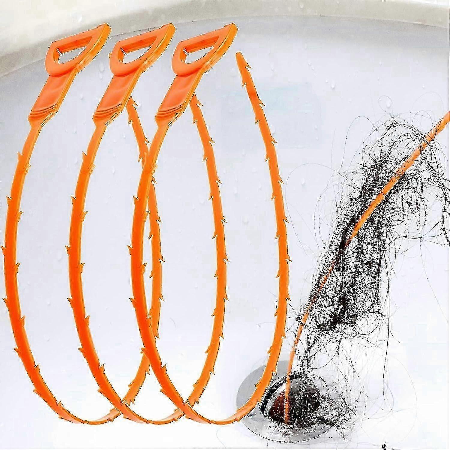 3 πακέτο εργαλείων καθαρισμού αφαίρεσης 19,6 ιντσών, πορτοκαλί, υλικό PP, σκληρό.