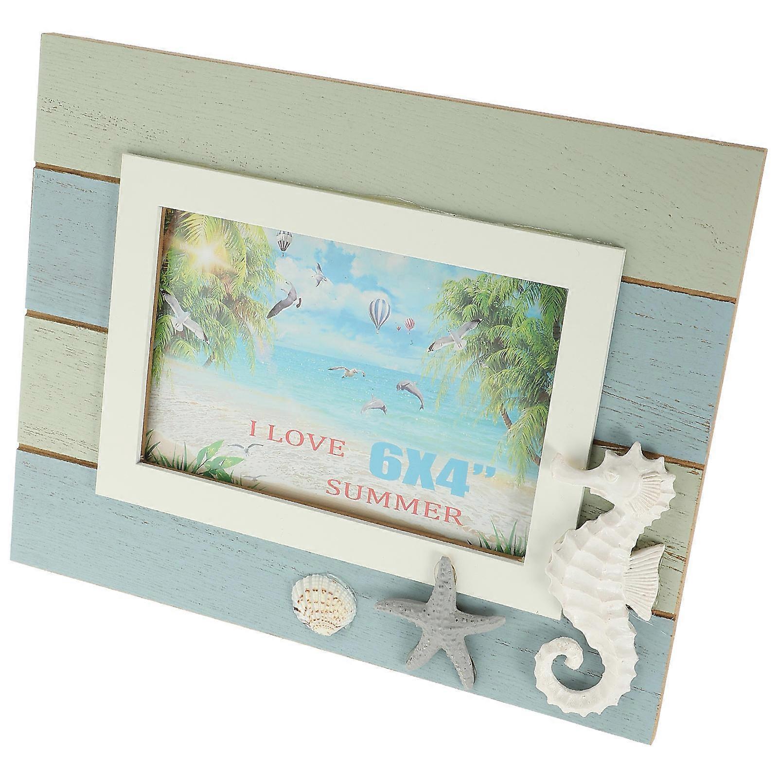 Beach Theme Picture Frame Nautical Picture Frame present Giving Multi 24X19CM 1Pack