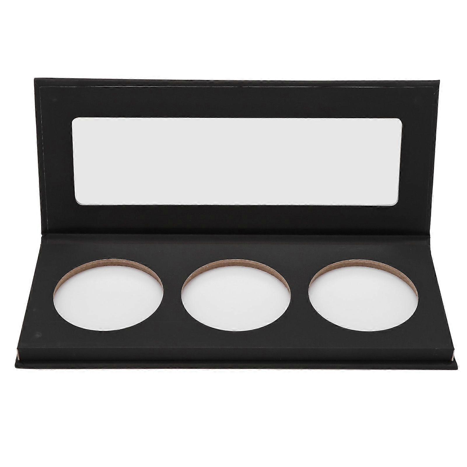 2025 Latest Model 3 Hole Empty Eyeshadow Palette Professional DIY Makeup Palet...
