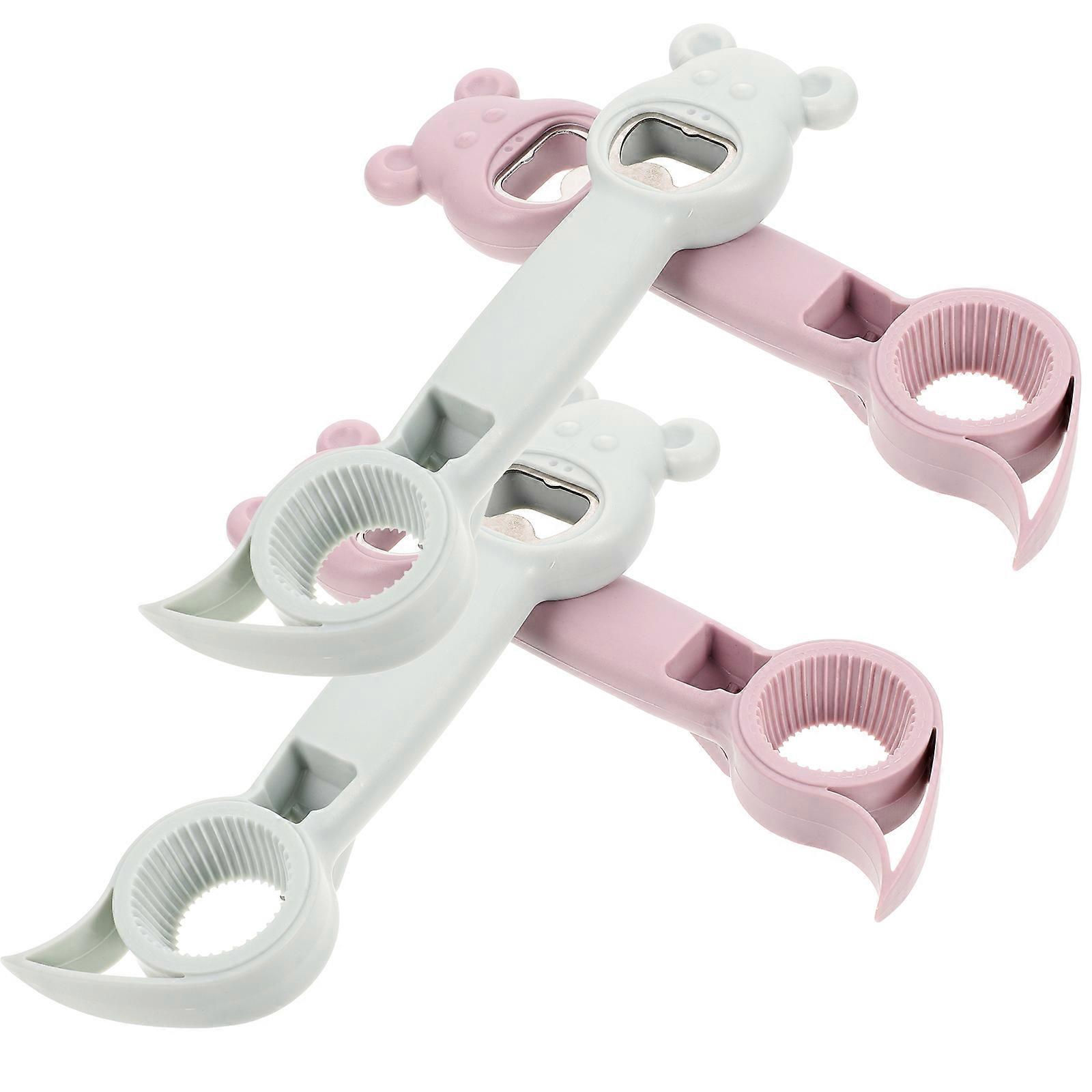 Jar Opener Convenient Lid Remover Multifunctional Opener General Users 21X5X2CM 4Pcs