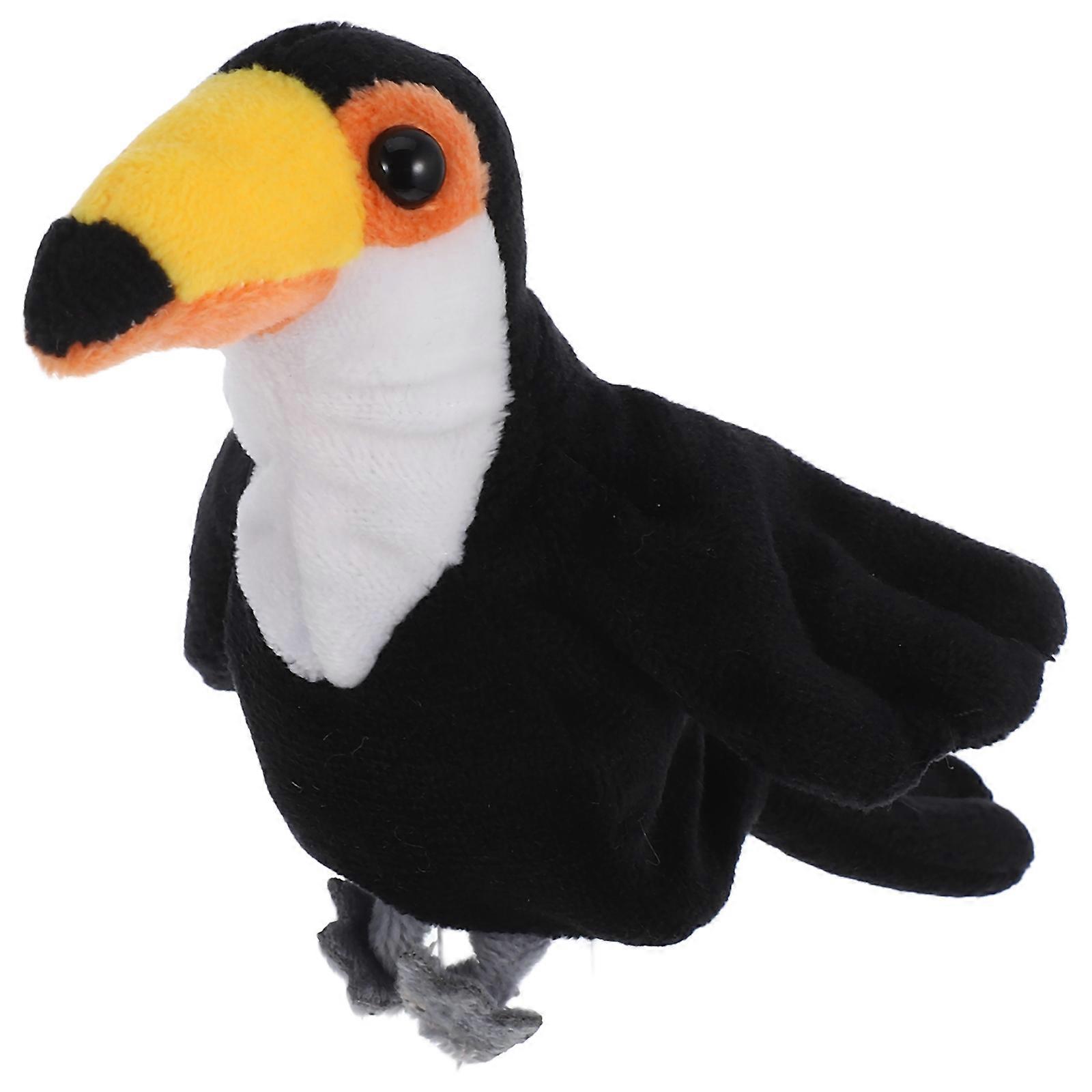 Mini Plush Bird Finger Puppet – Realistic Interactive Animal Hand Puppet for Storytelling & Educational Play for Adults