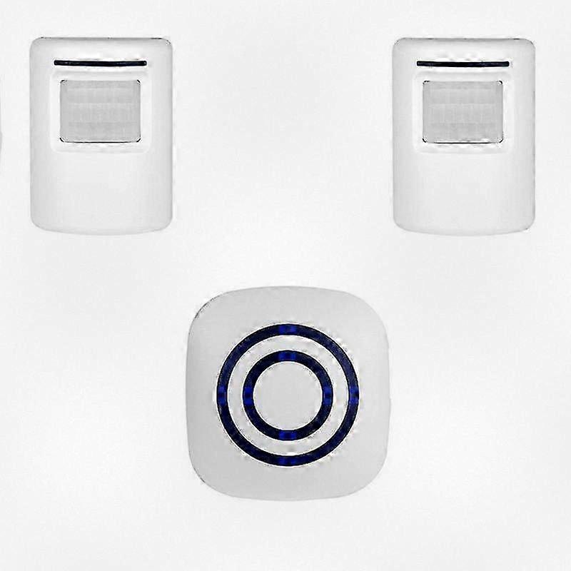 Wireless Motion Sensor Alarm for Home & Business Security, Driveway Alert System with 2 Sensors & 1 Receiver, 38 Chime Tunes & LED Indicators