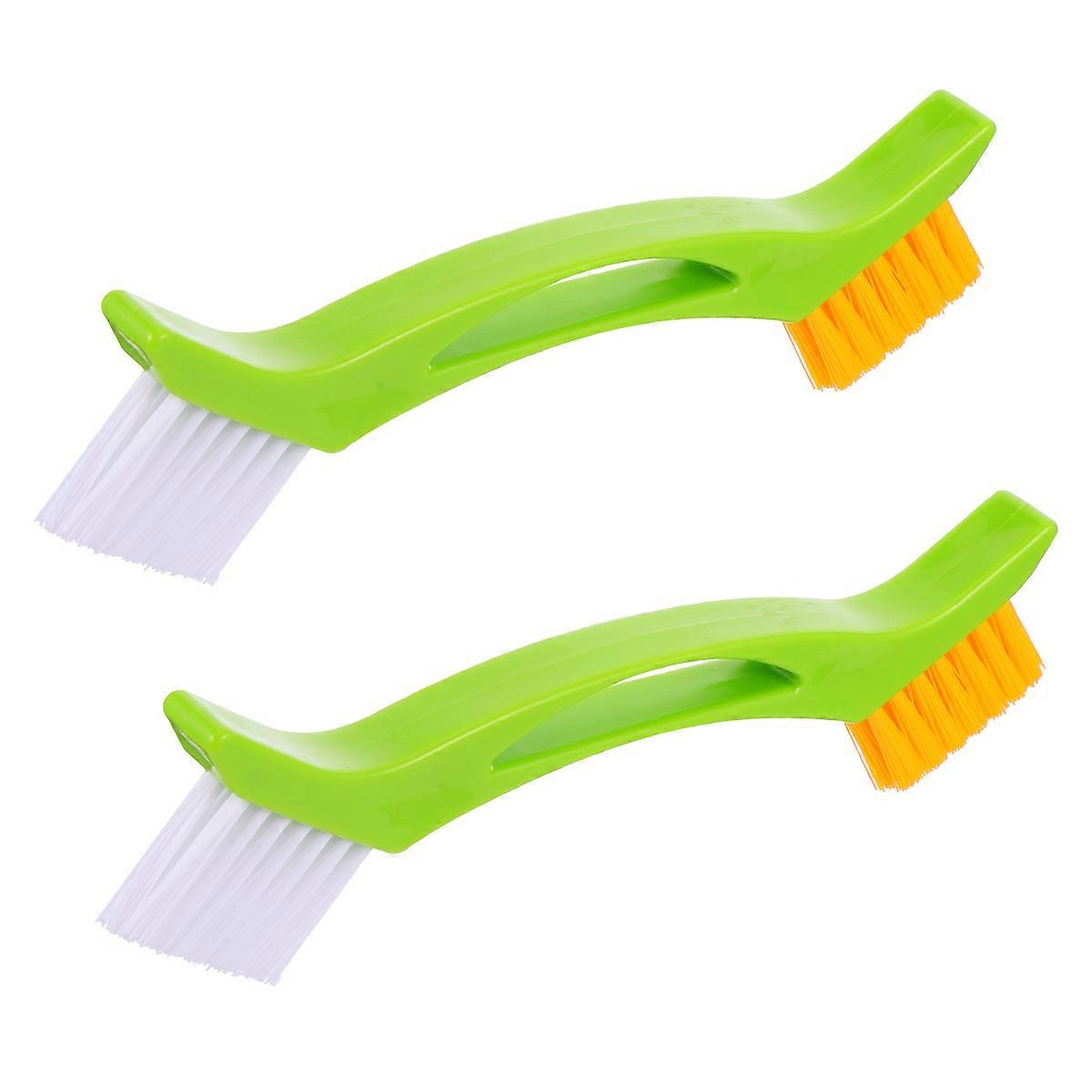 Detail Cleaning Brush Seam Cleaning Ergonomic Handle 2Pcs