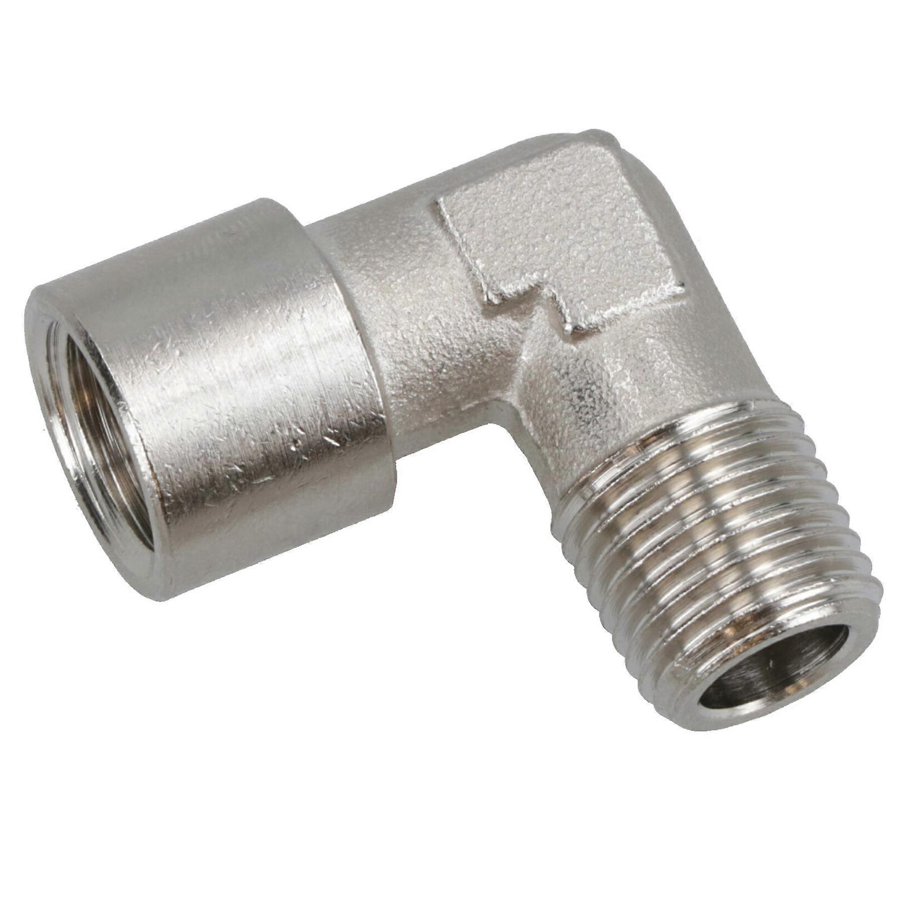1/4" BSP Elbow 90 Degree Angle Fitting Male to Female Thread Air Line Pipe FT085