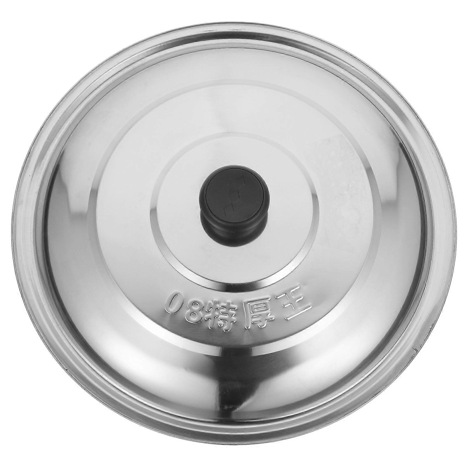 Cooking Pot Cover Stainless Steel Pan Lid Multi Function 29x29cm Round Shape 1Pack
