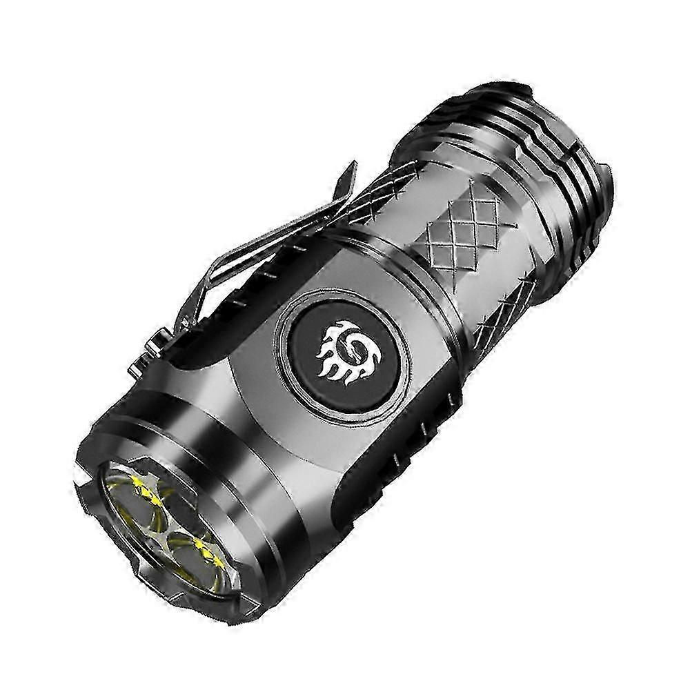 New Ultra Powerful Flashlight 3 Core  Mini Tactical Flashlight Usb Rechargeable High Power
