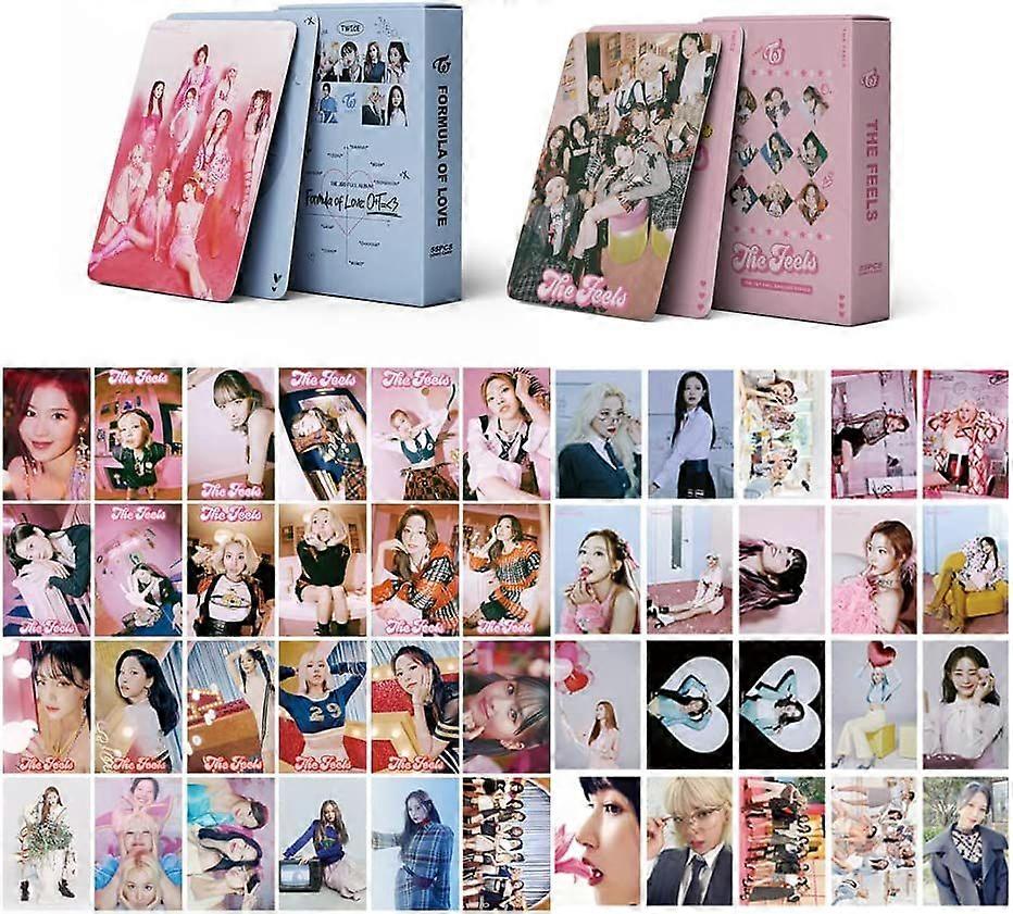 TWICE LOMO Card 110Pcs 2022 TWICE Formula of Love: O+T=<3 Card The