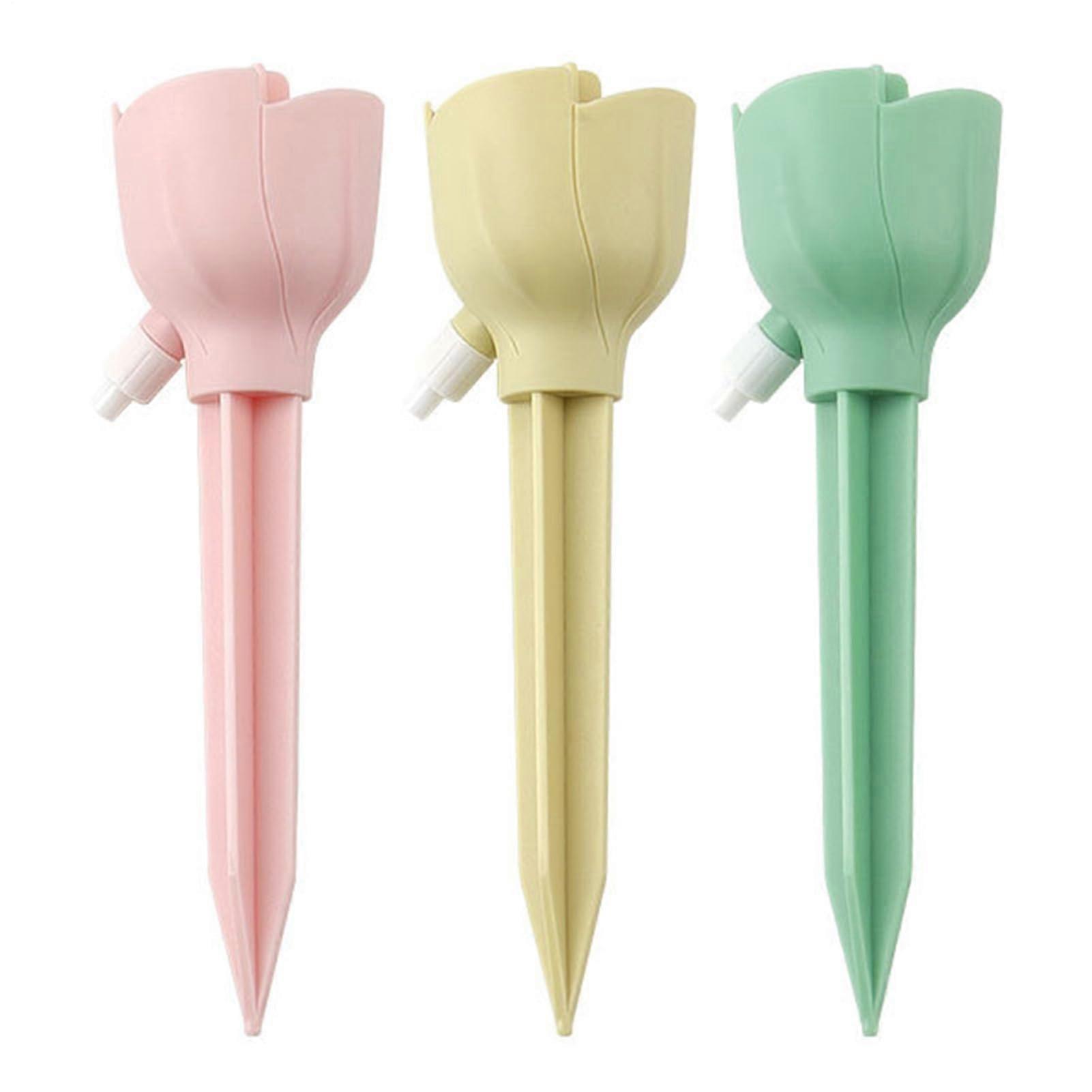 Slow release portable smart dripper timer stakes for garden plant Rosa