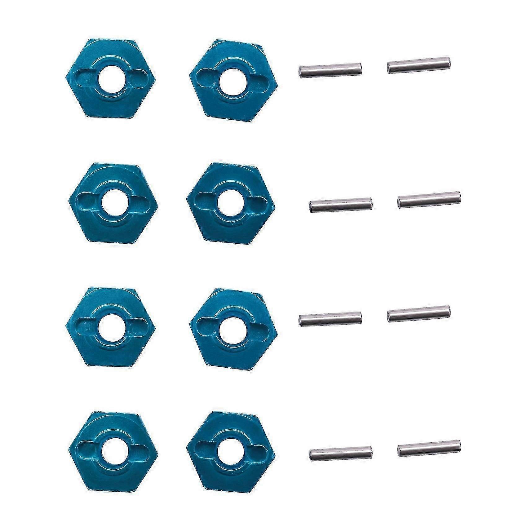 2Set/8Pcs Metal Hexagon Set for 12428 12423 1/12 Speed Rc Car Feiyue Fy-01/02/03/04/05 Upgrade Part