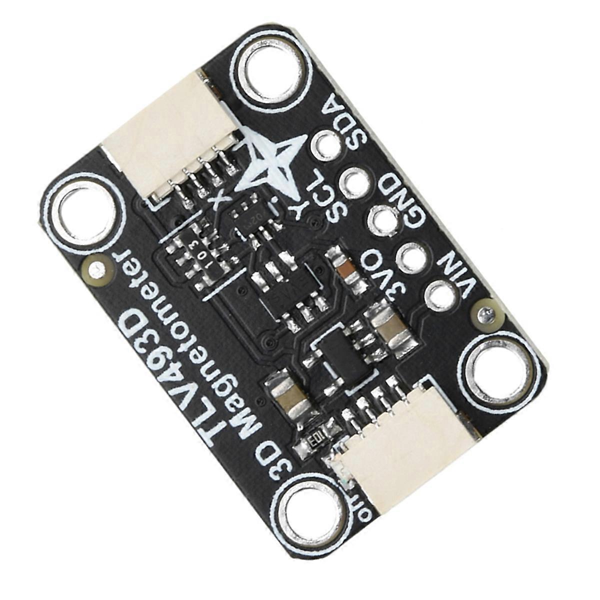 TLV493D I2C Interface Triaxial Magnetometer Module Compatible with STEMMA QT Qwiic Pinout Not Solde
