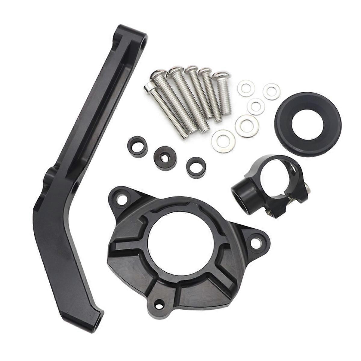 Motorcycle Adjustable Steering Damper Stabilizer Bracket Mounting Kit for Z1000 2014-2018