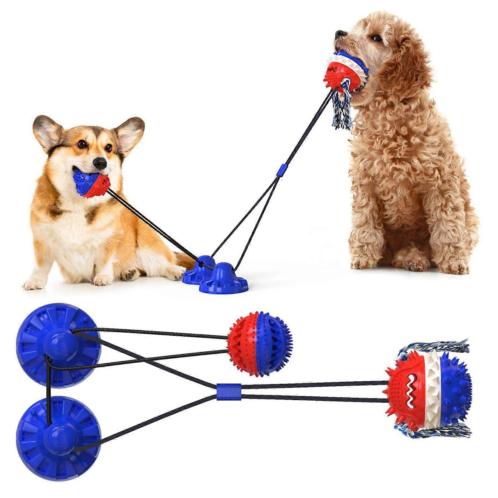 Dog Toys for Aggressive Chewers Large Breed Interactive Dog Toys Indestructible Dog Chew Toy for Aggressive Chewers Suction Cup Dog Toy Tug Toy for Do