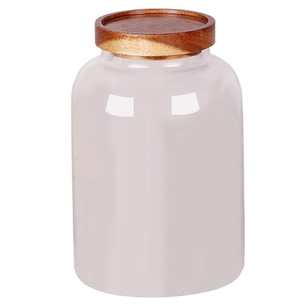 Round Clear Glass Storage Jar with Sealing Lid – Multifunctional Container for Tea, Sugar, Liquor, and Home Organization Essentials