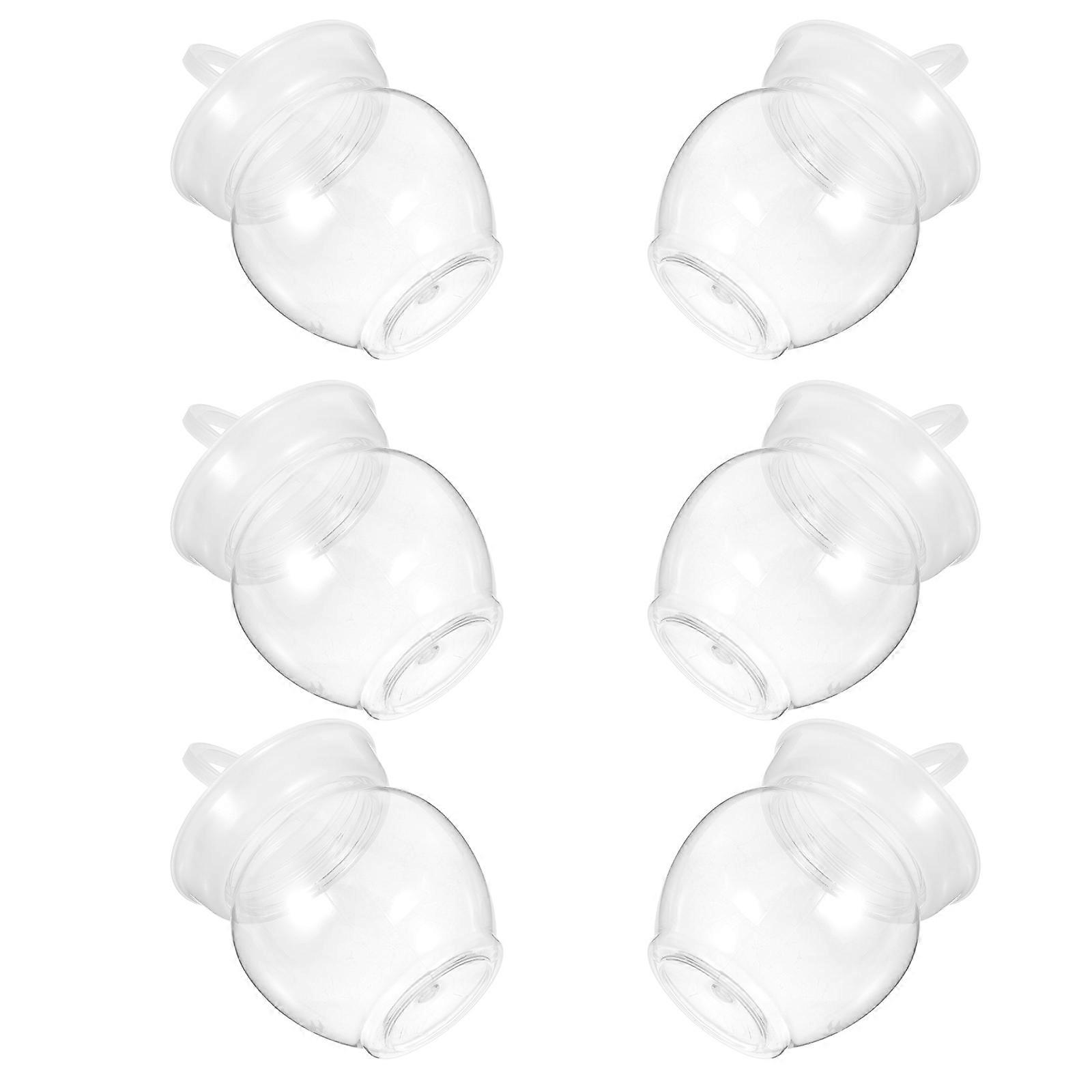 Clear Pickle Container Sealing Fermenting Container Kimchi Maker 9.50X7.50X7.50CM 6Pack