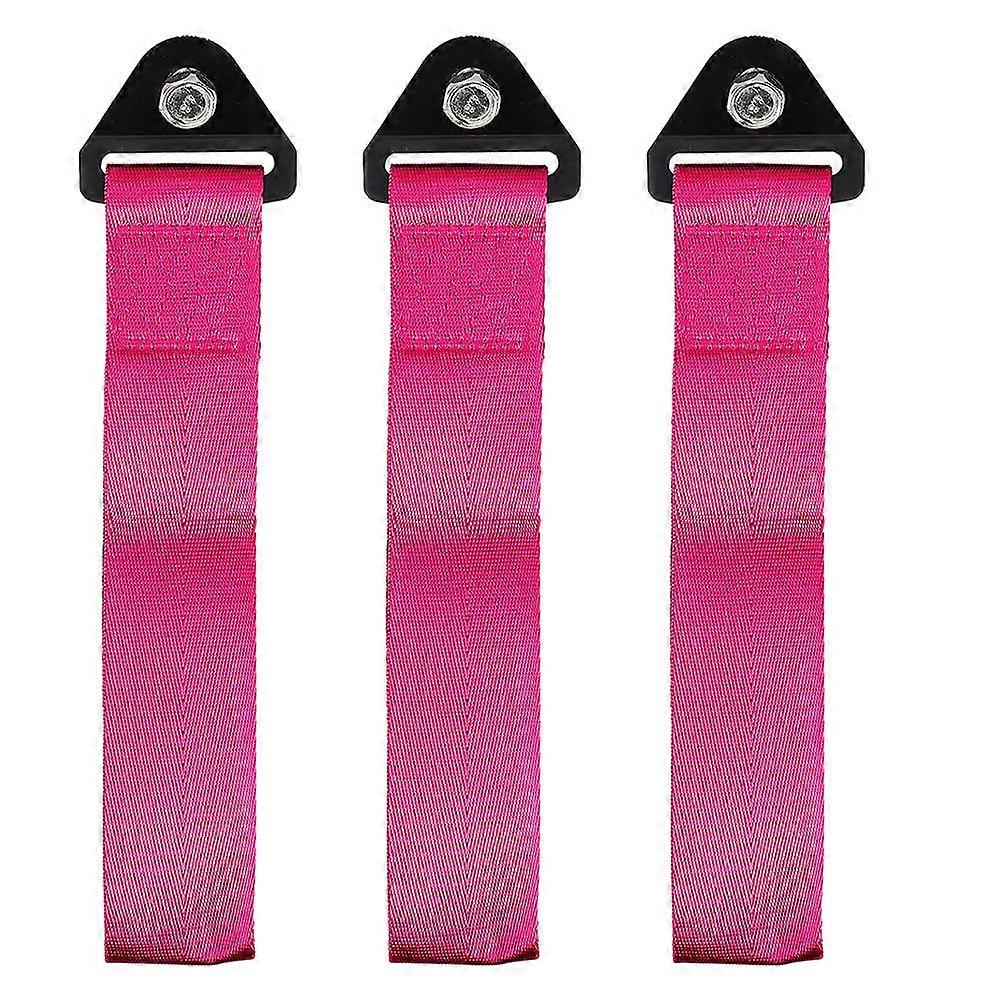 Racing Tow Strap Universal Car Modification Tow Strap For Car Enthusiasts 3Pcs