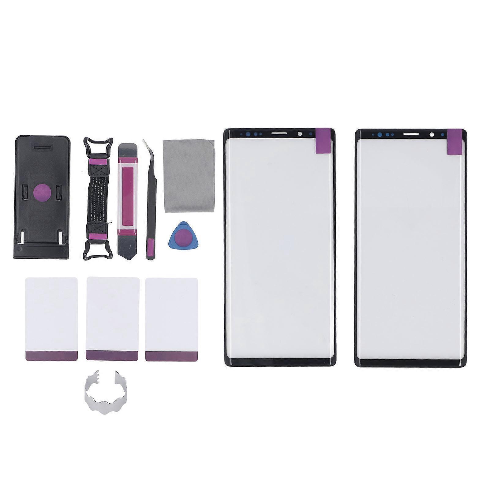 2PCS Galaxy Note 9 Front Outer Screen Replacement Kit with OCA Adhesive and Tools