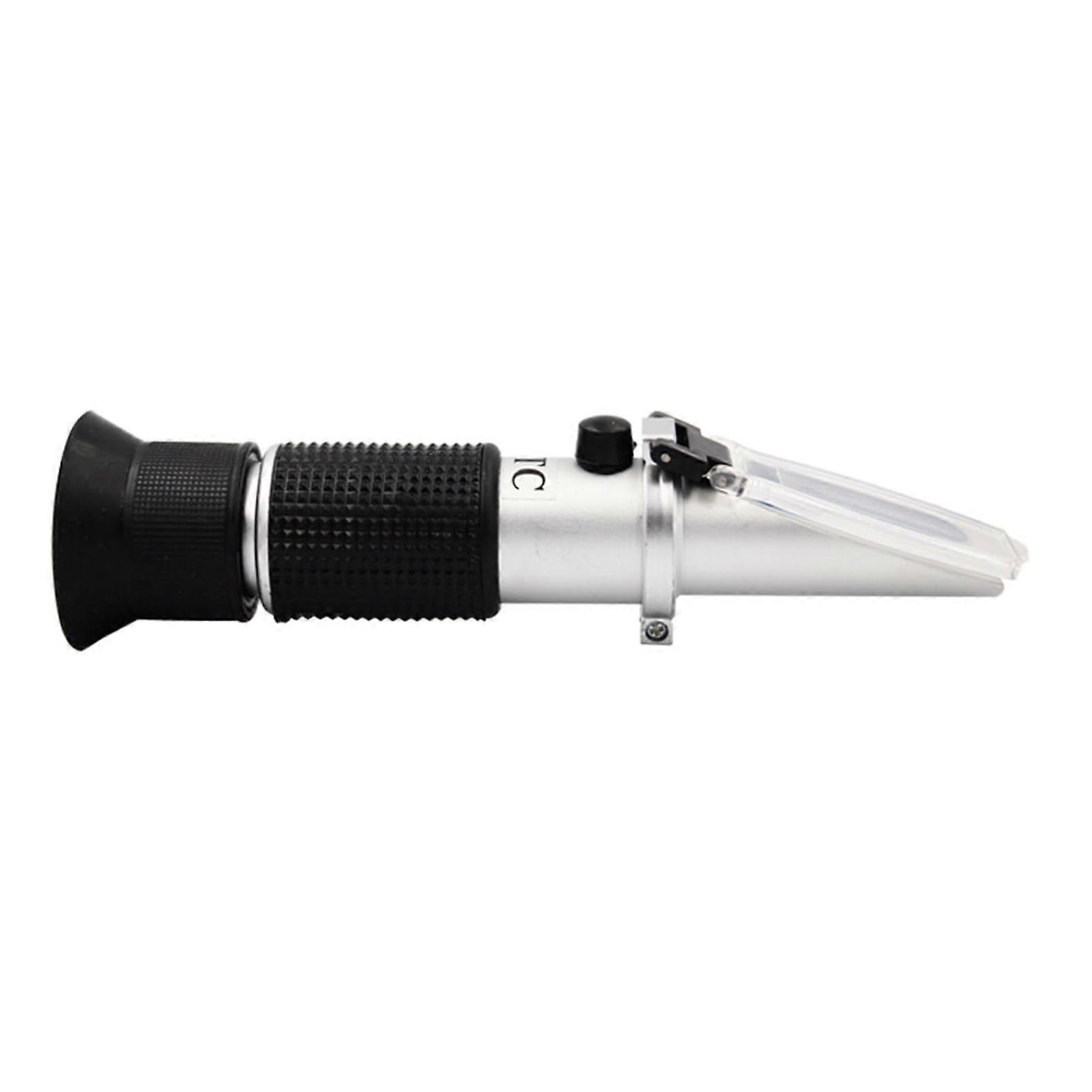 Zucker-Brix-Messgerät Handheld-Refraktometer für Alkohol und Zuckerkonzentration, Brix 0-40%, Hydrometer 0-25%, ATC, einfach zu reinigen und lagern.