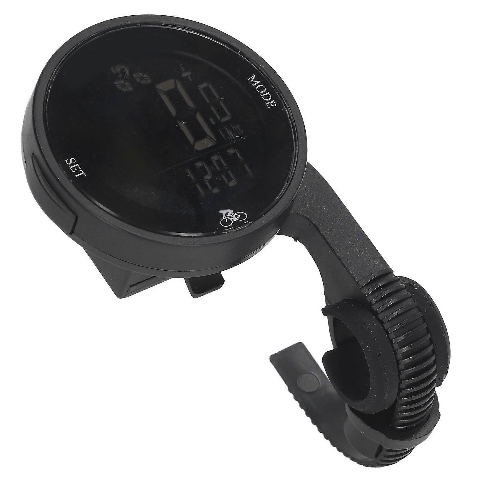 Bike Computer Speed Step Frequency Sensor LED Backlit Large Screen Wireless Cycling Speedometer Odometer with Bracket 