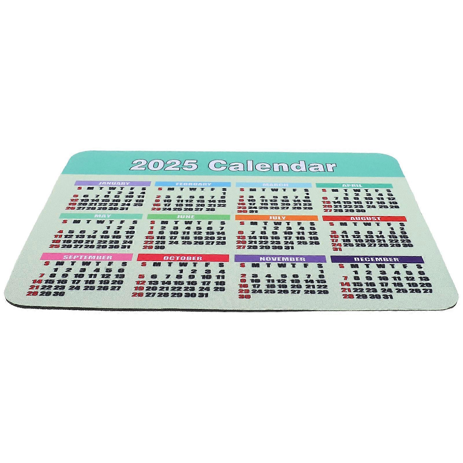 It looks like you're referring to a product description for a **calendar mouse pad** designed for office use. Here's a refined and professional