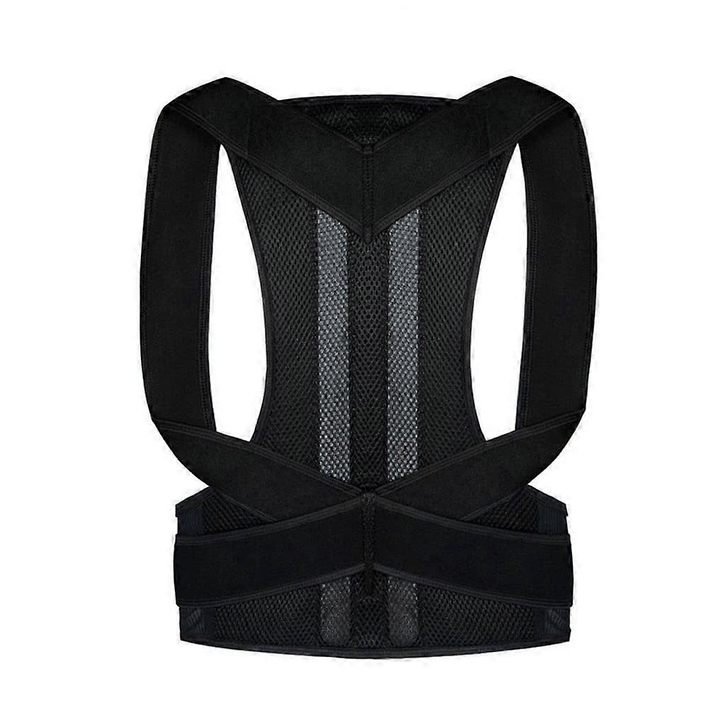Posture corrector for men and women, improved back support, BlackX