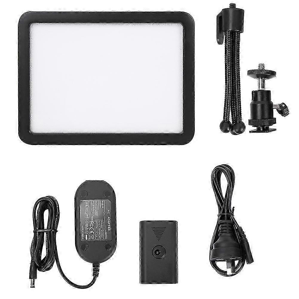 Lampe vidéo LED bicolore à intensité variable 3300-5600k avec écran LCD et trépied (prise AU)