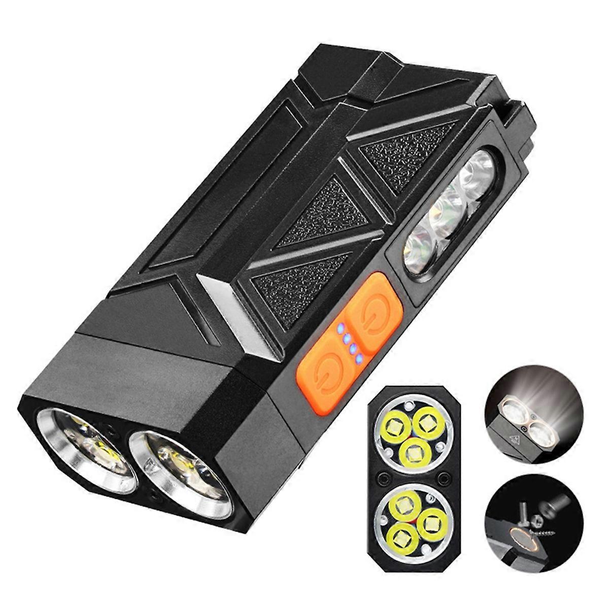 LED Rechargeable Flashlight Portable with Magnetic