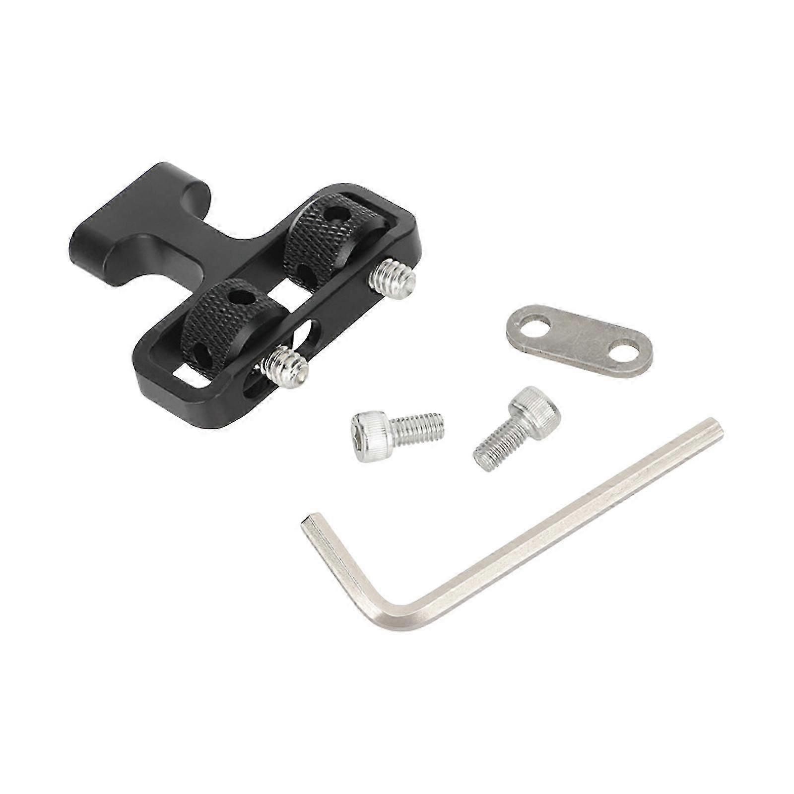 1 Set Universal Side Handle Grip Connection Holder Stand with Double 1/4 Screw Thread for Flexible Accessory Expansion