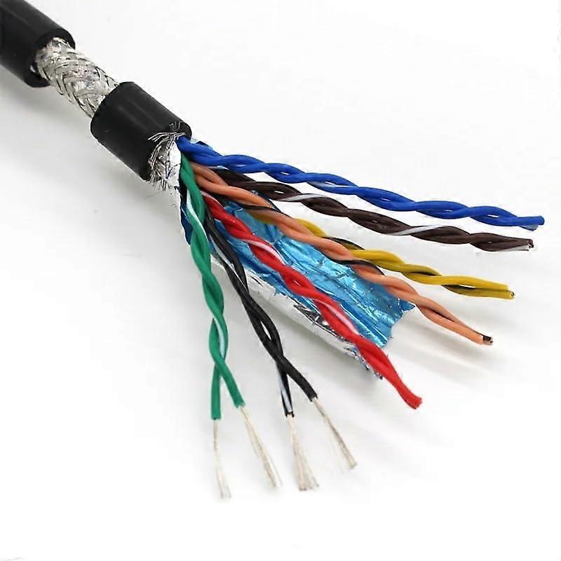 20 22 18 26 24 AWG 5 Meter Twisted Pair Shielded Cable 2 4 6 8 10 12 Core PVC Communication Cable Pure Copper Core