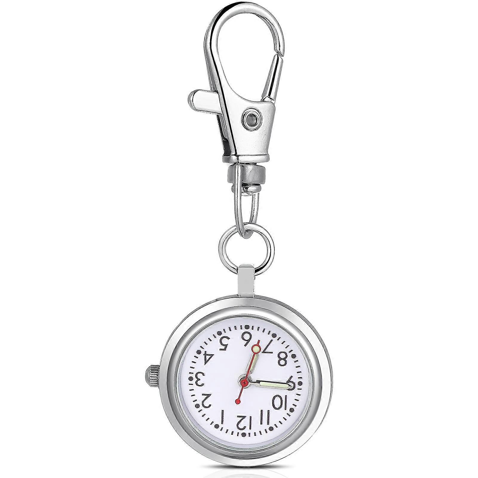 Round Watches Nurse Watch Luminous Pointers Pocket Watch Practical Style Quartz Movement 1Set
