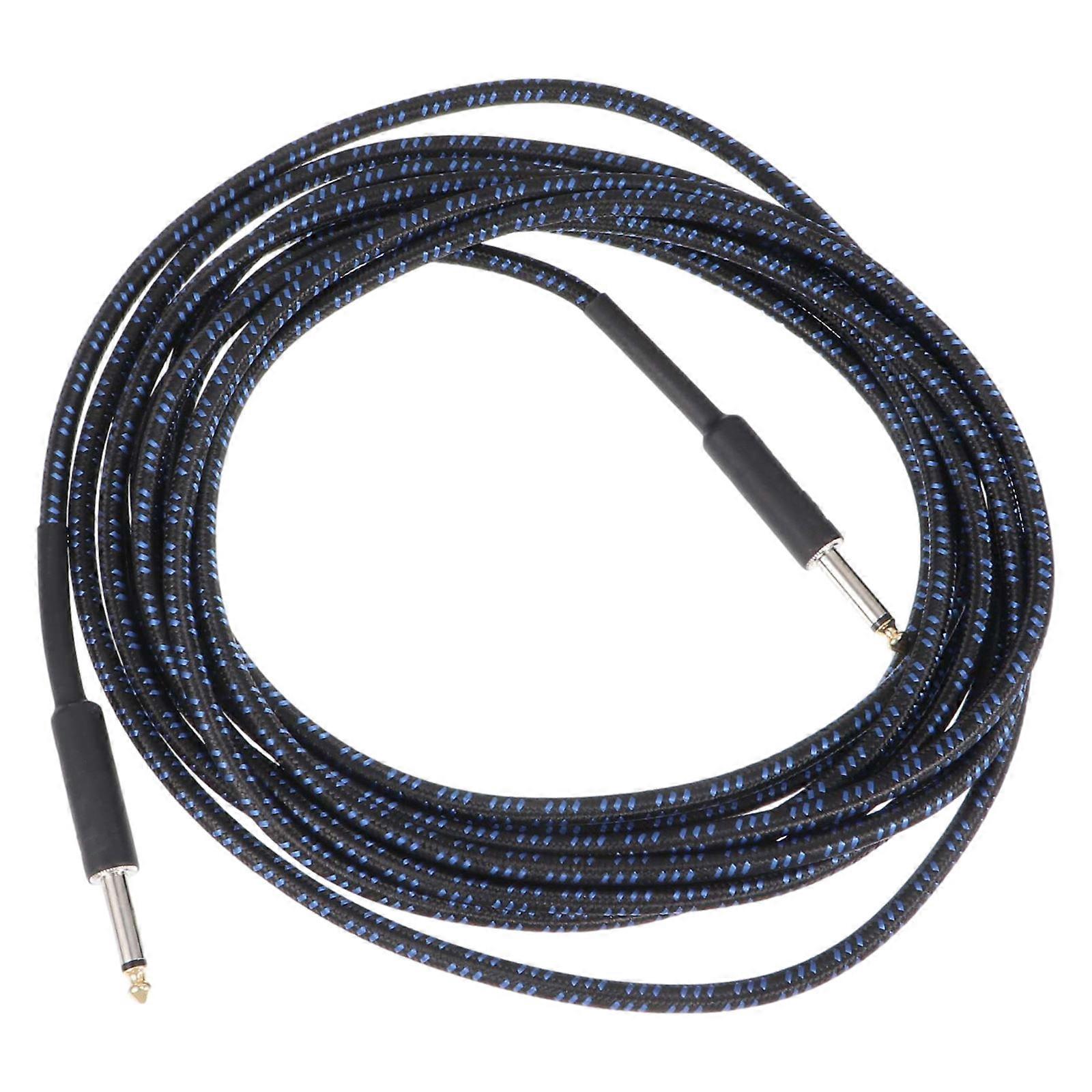 Noise Reduction Guitar Audio Cable for Electric Guitars, Amplifiers & Mixers – High Fidelity Flexible Wire with Insulation Design, Portable